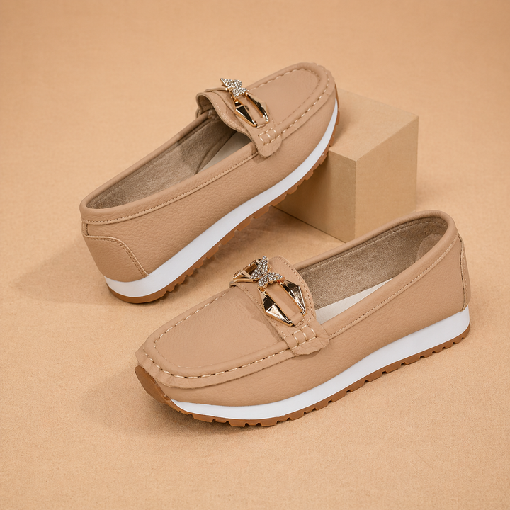 Lily - Comfort Buckle Loafers