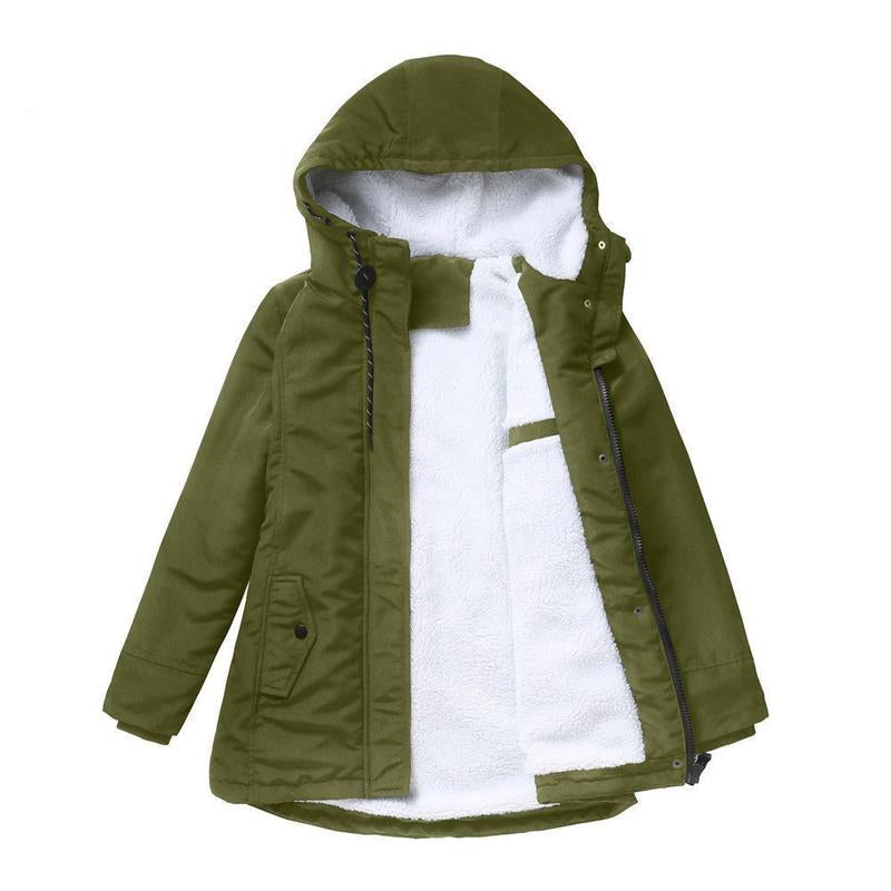 Elera - Cozy Quilted Winter Coat with Hood
