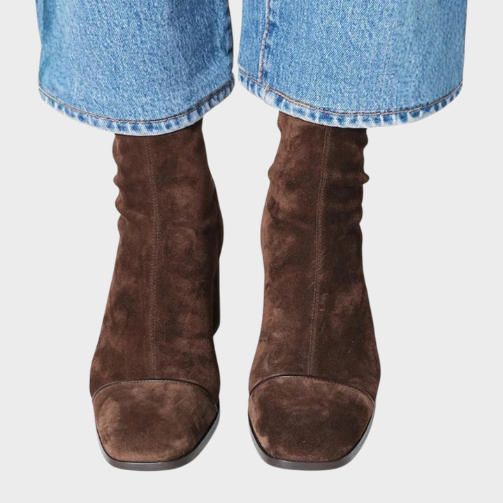 Evelyn | Suede Ankle Boots