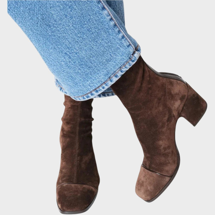 Evelyn | Suede Ankle Boots