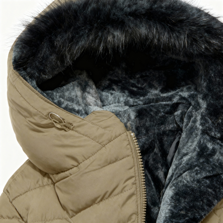 Alessina Waterproof Padded Hooded Coat