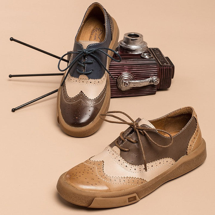 Noriel | Women's Brogue Leather Oxfords