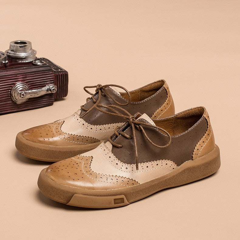 Noriel | Women's Brogue Leather Oxfords