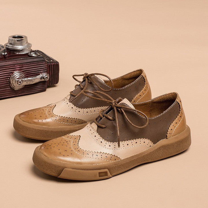 Noriel | Women's Brogue Leather Oxfords