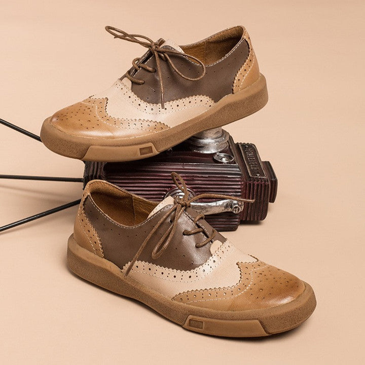 Noriel | Women's Brogue Leather Oxfords