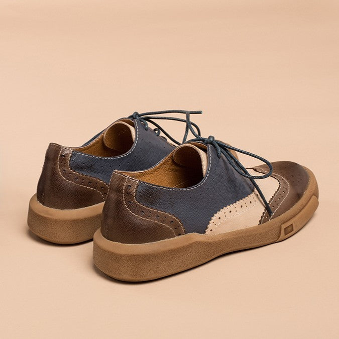Noriel | Women's Brogue Leather Oxfords