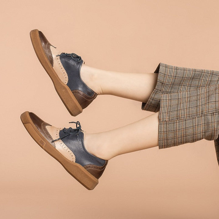 Noriel | Women's Brogue Leather Oxfords