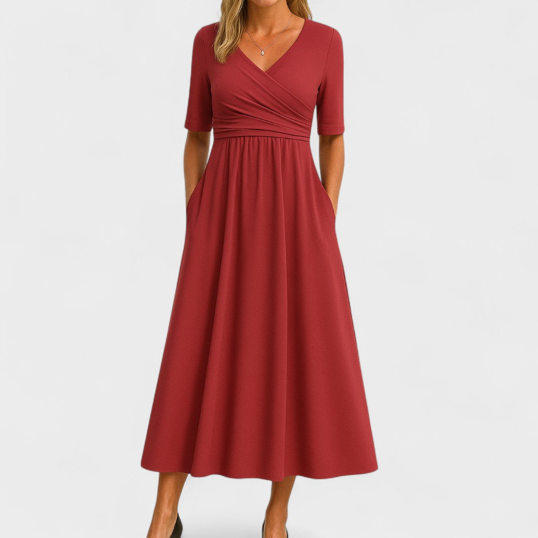Ida | Women's Elegant Midi Dress