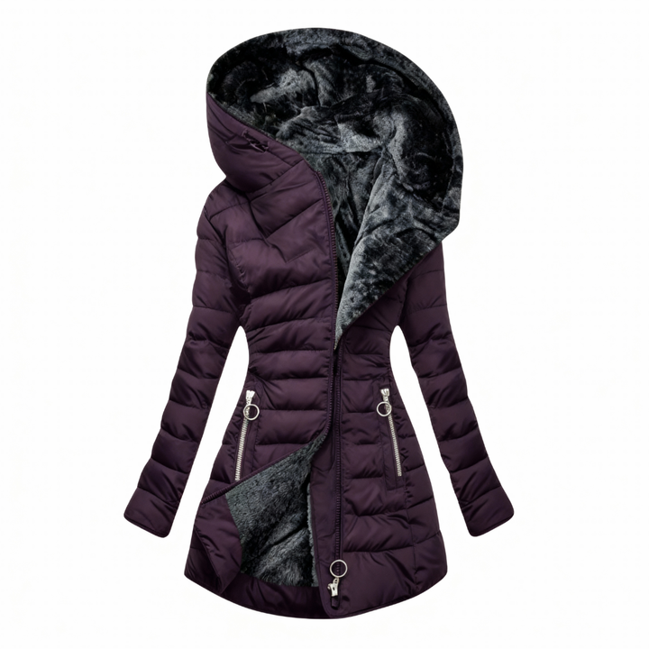 Alessina Waterproof Padded Hooded Coat