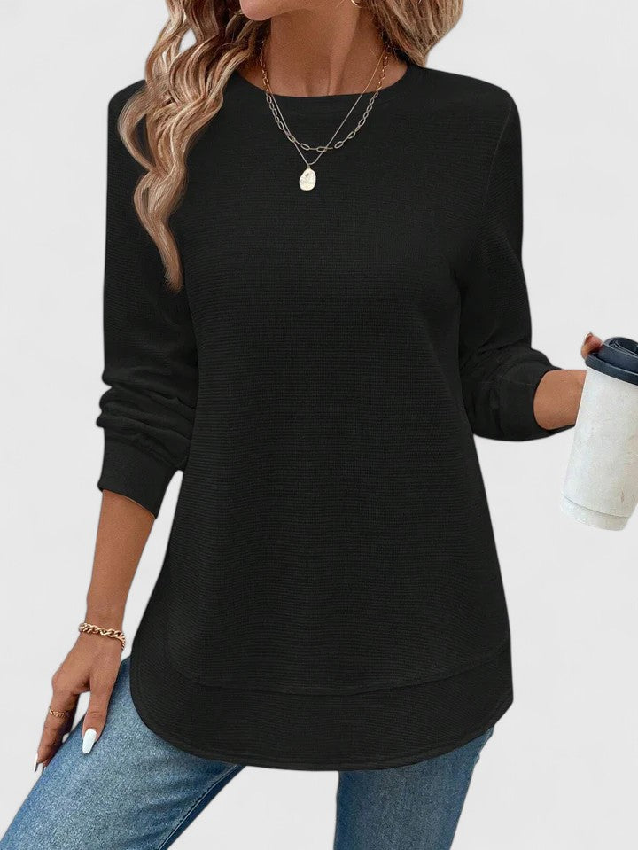Nadyalyn | Women's Elegant O-Neck Long Sleeve
