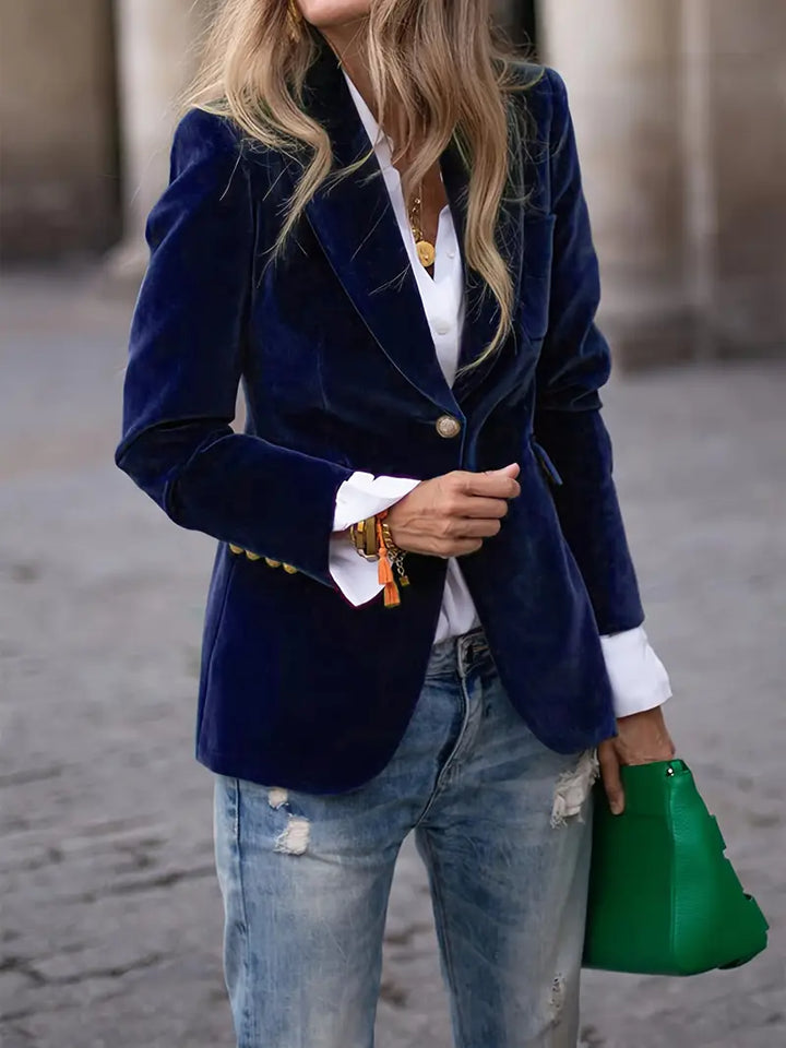Carole | Women's Luxurious Velvet Blazer