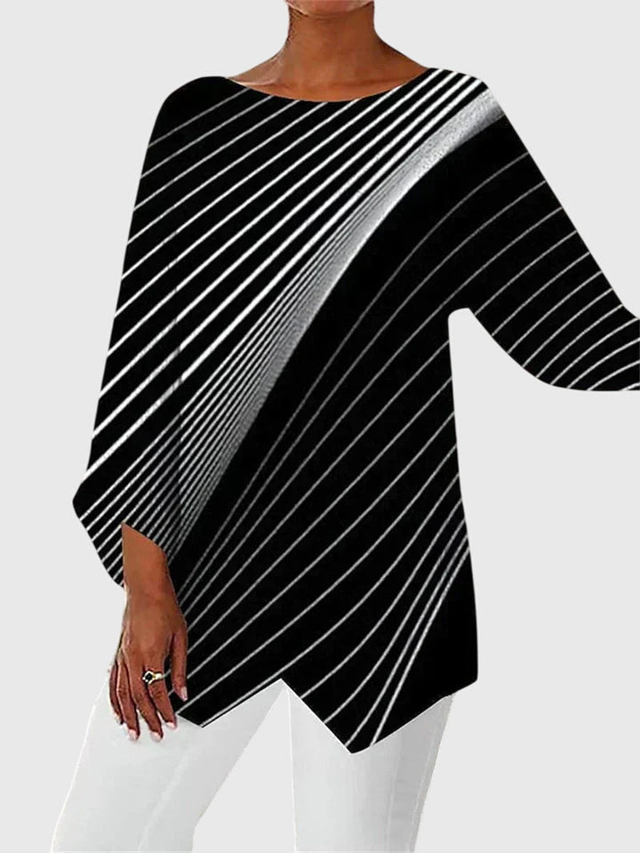 Alayah | Women's Elegant Crew Neck Top