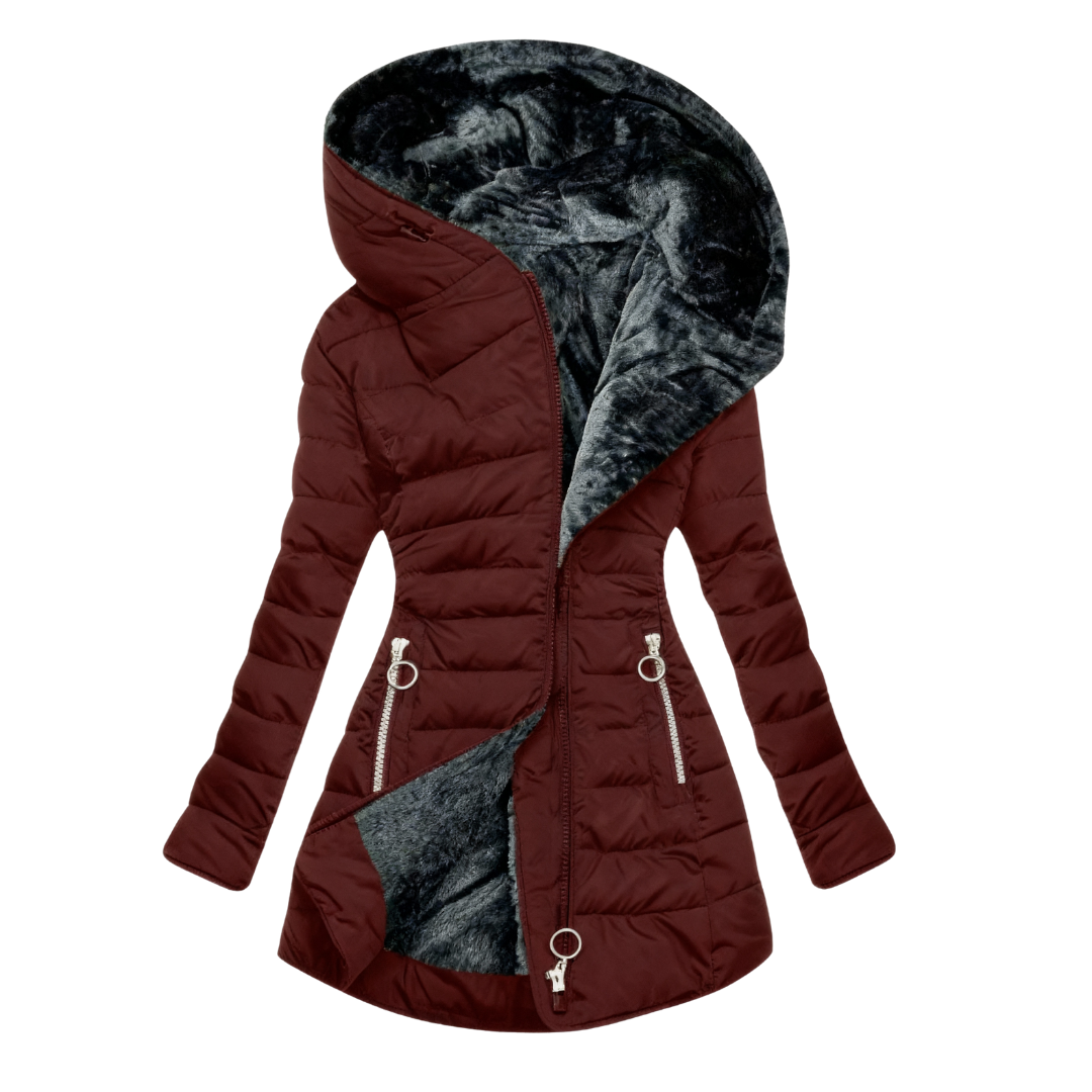 Alessina Waterproof Padded Hooded Coat
