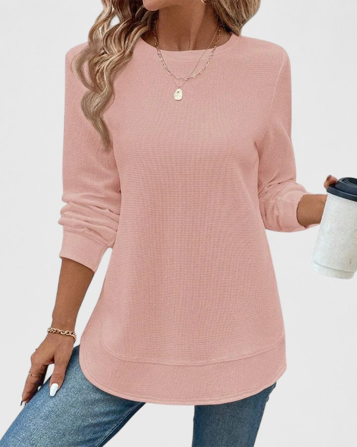 Nadyalyn | Women's Elegant O-Neck Long Sleeve
