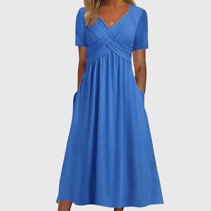 Viola | Women's Midi Dress with Tummy Control
