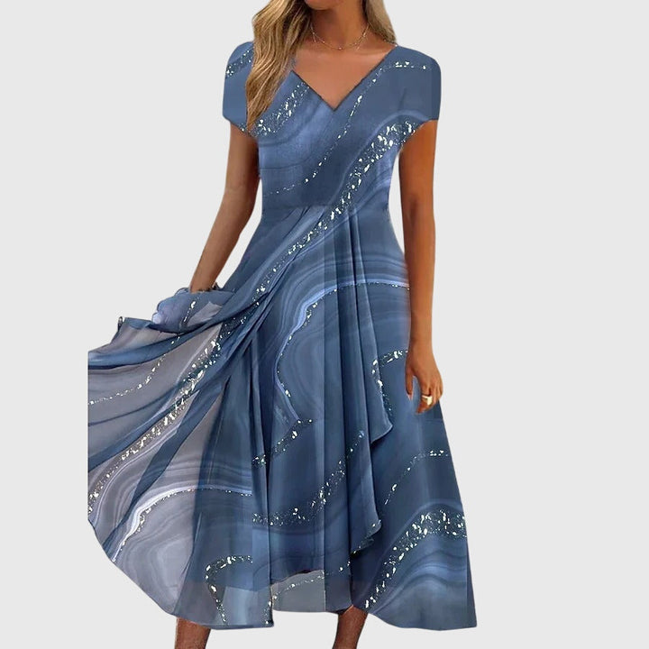 Aubrielle | Women's Flowing Midi Dress