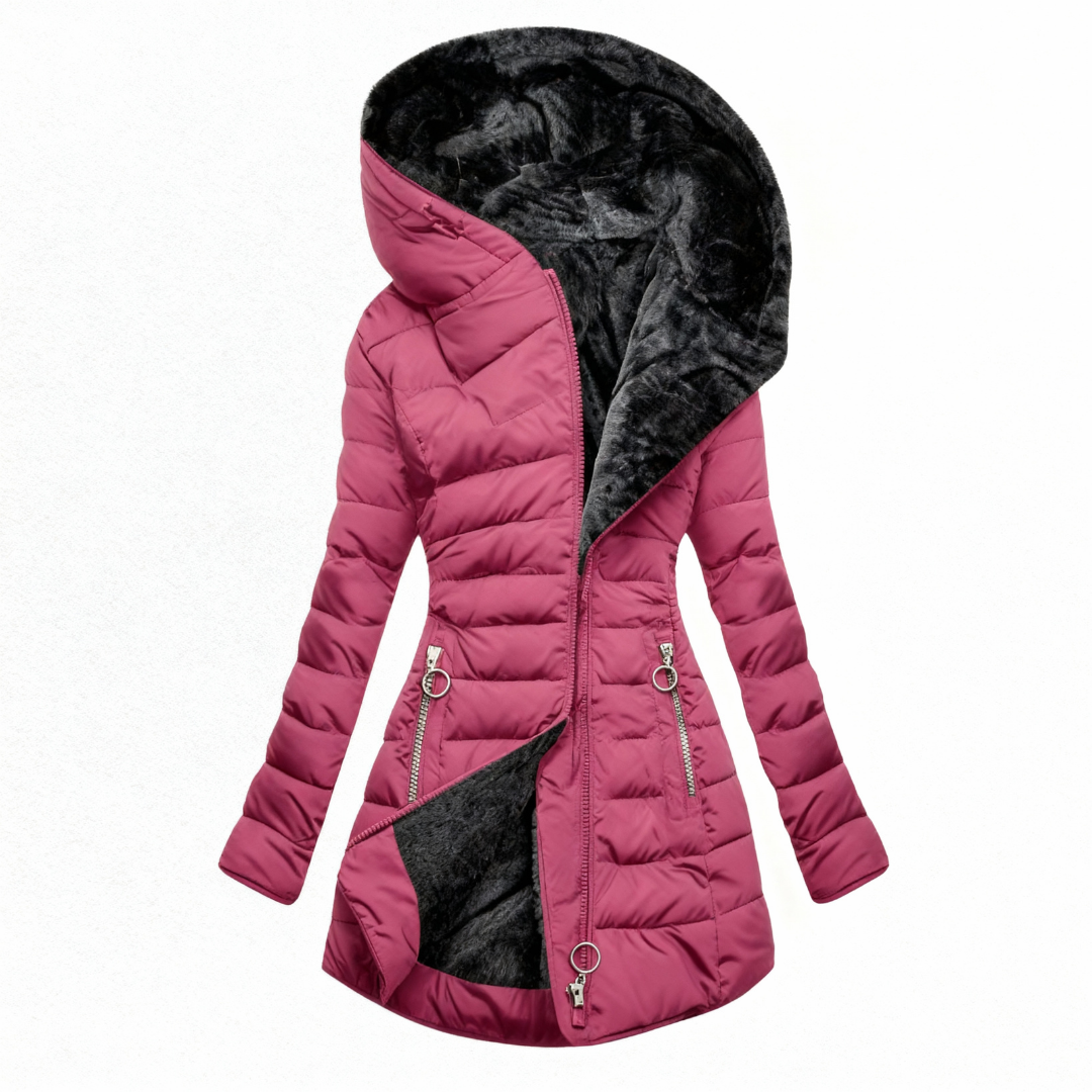 Alessina Waterproof Padded Hooded Coat