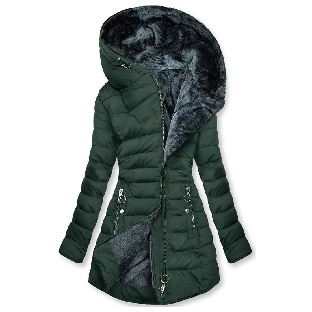 Alessina Waterproof Padded Hooded Coat