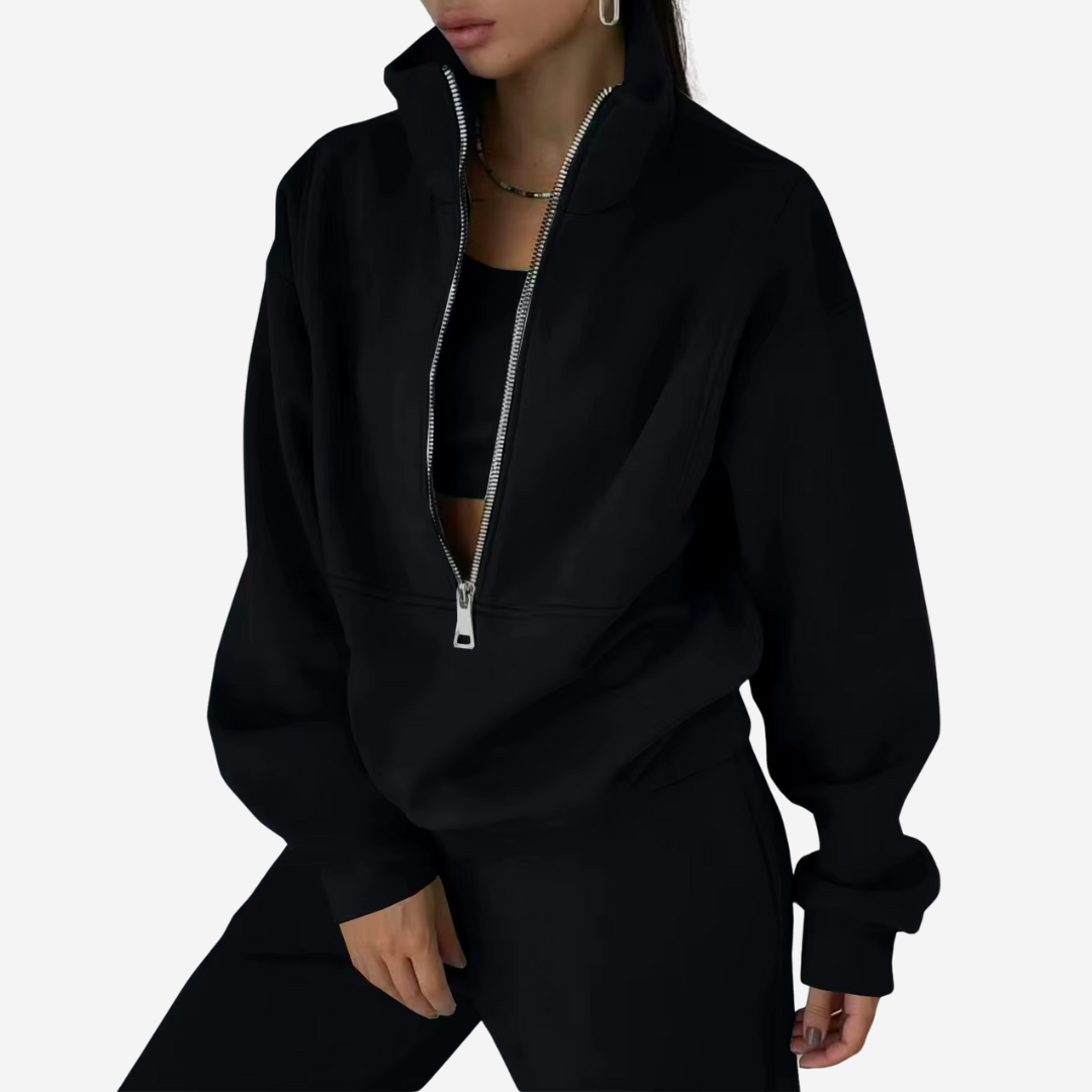 Harriet | Women's Half-Zip Tracksuit Set with Long Sleeves