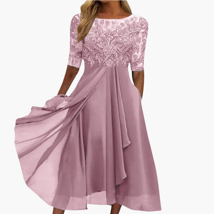 Kayla | Lace Embroidered Dress