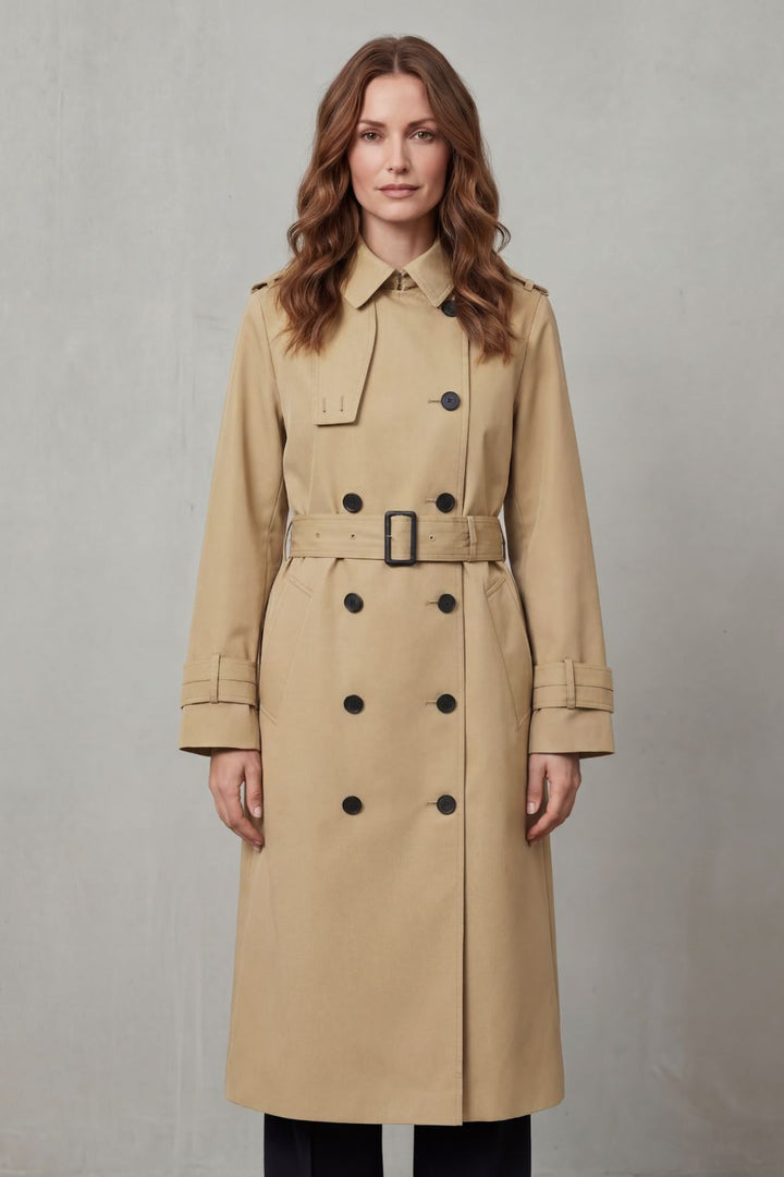 Sorellia | Women's Classic Cut Double-breasted Trench Coat
