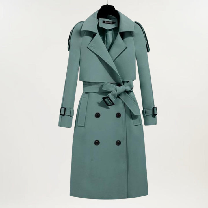 Ashly | Women's Extended Length Trench Coat