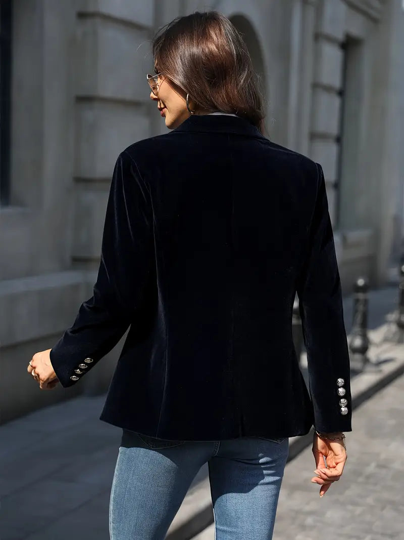 Carole | Women's Luxurious Velvet Blazer