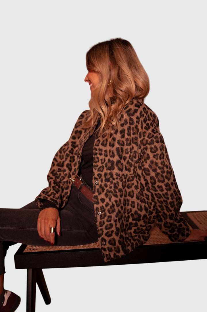 Elodie | Women's Stylish Leopard Print Jacket