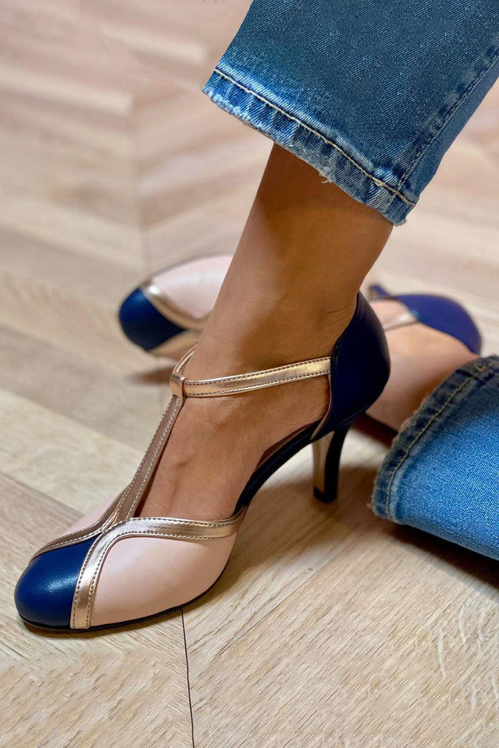 Alessia | Women's Classy T-Strap Heel