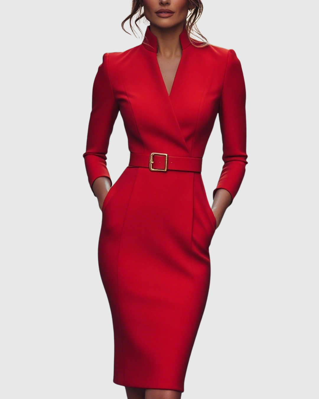 Claribel | Women's Refined Midi Dress