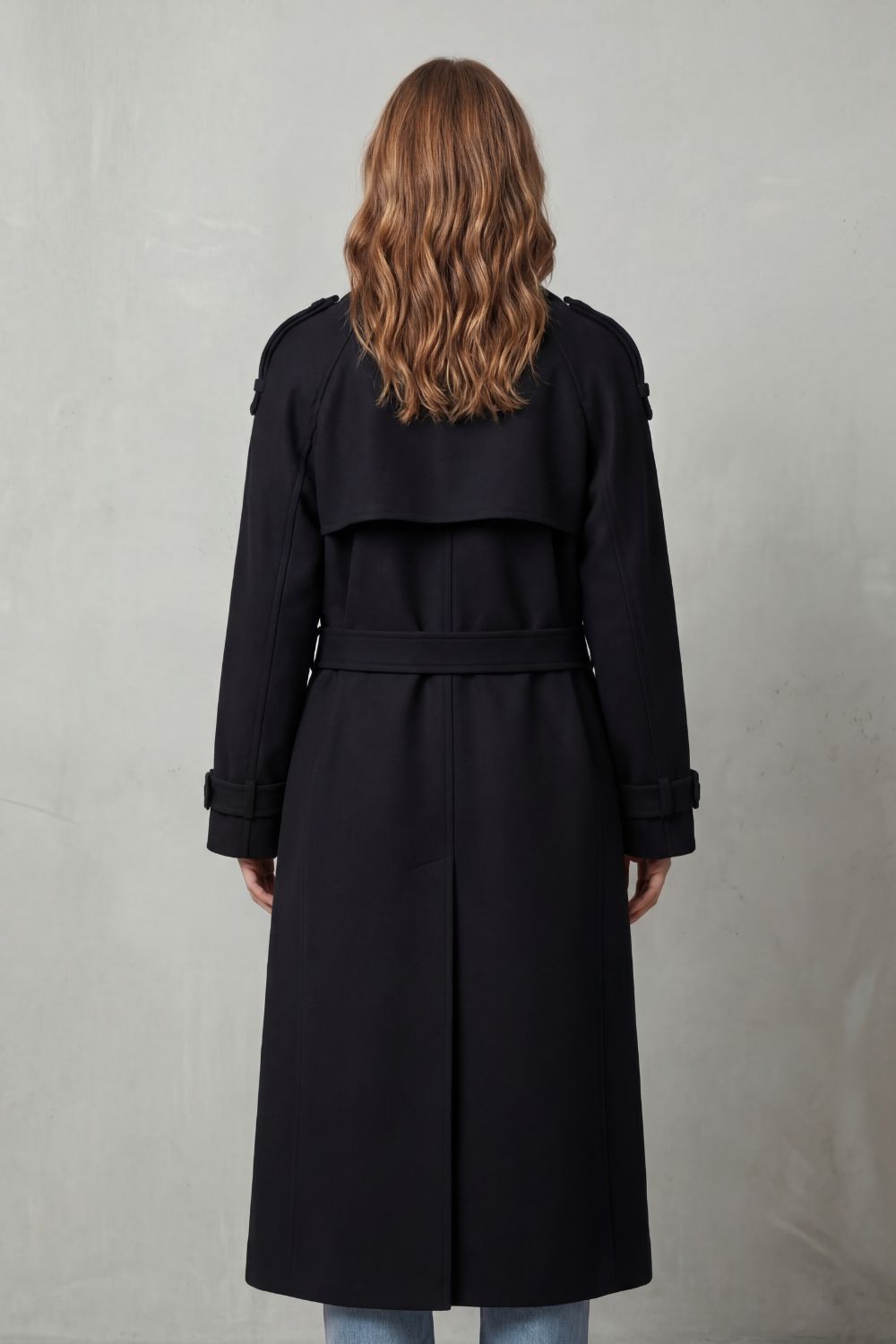 Noirvaine | Women's Oversized Silhouette Wool Trench Coat