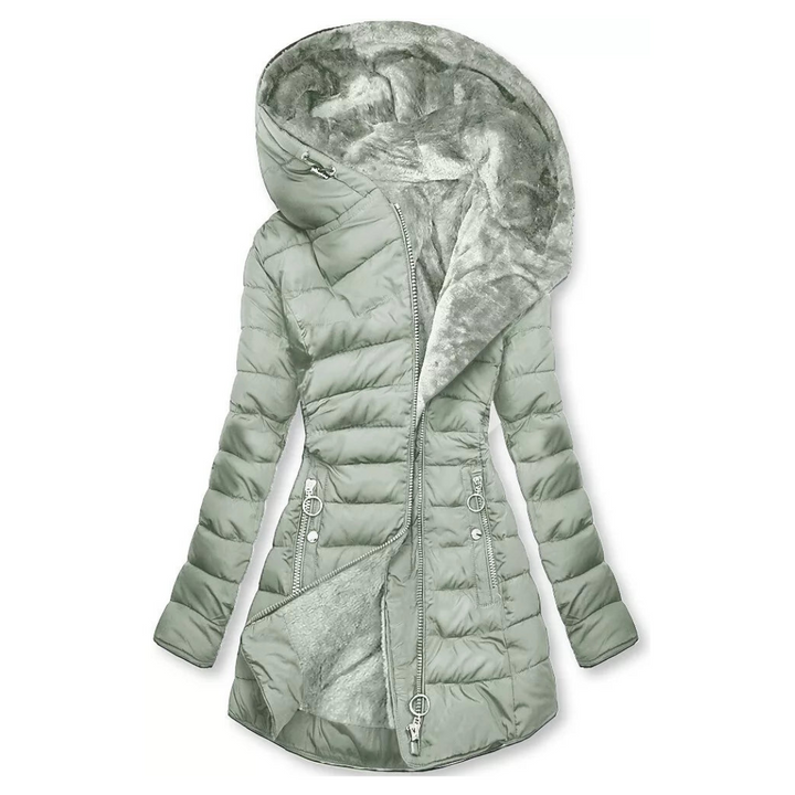 Alessina Waterproof Padded Hooded Coat