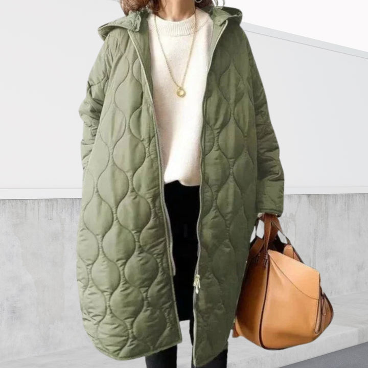 Nordica | Women's Oversized Hooded Parka with Unique Accents
