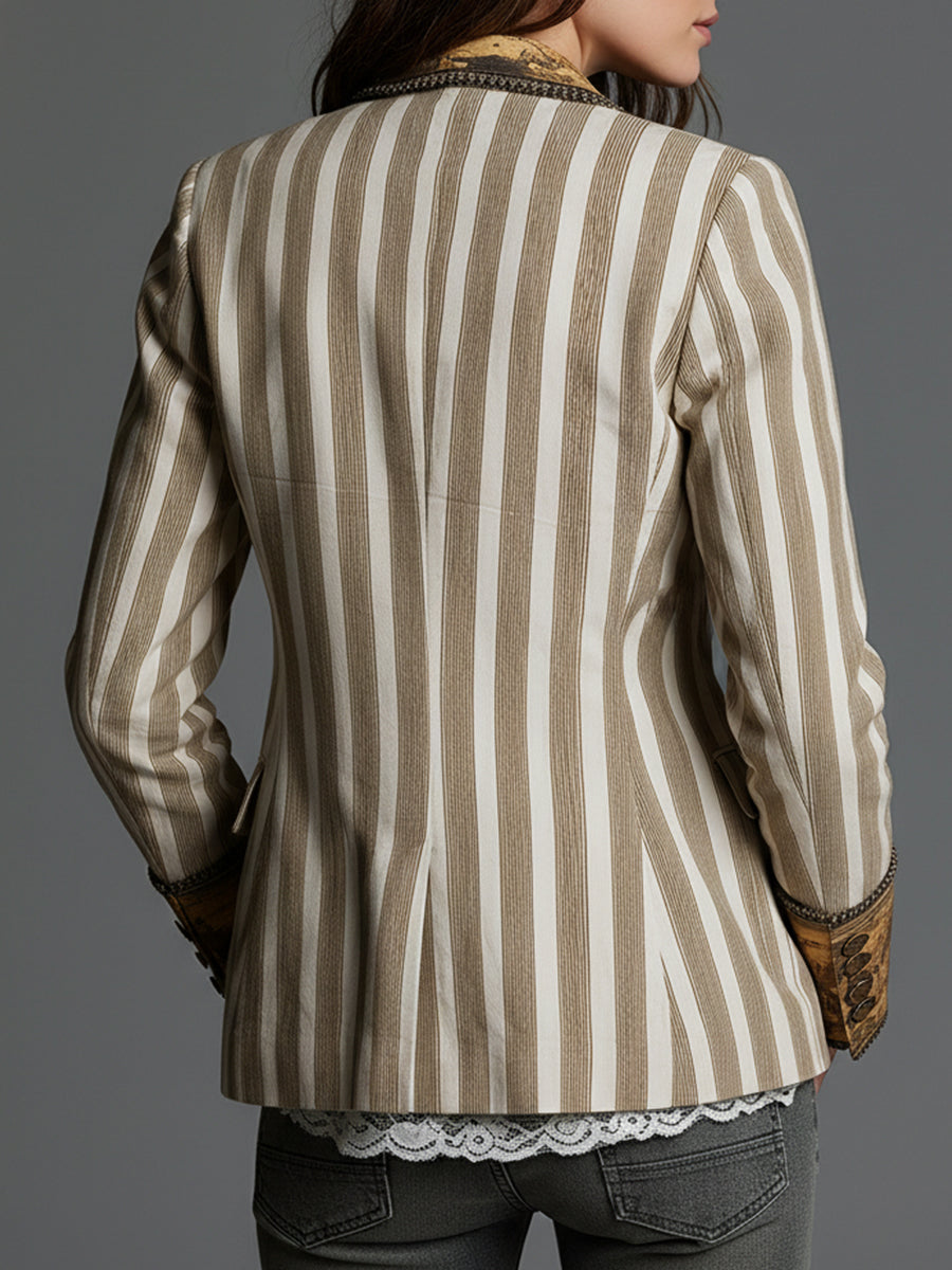 Sondra | Boho Artisan Lapel Blazer