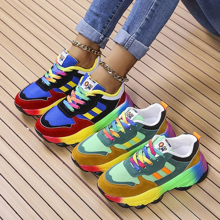 Alivia - Rainbow Comfort Sneakers