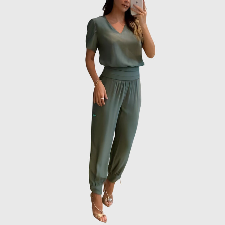 Jennifer | Women's Stylish Blouse And Trousers Set