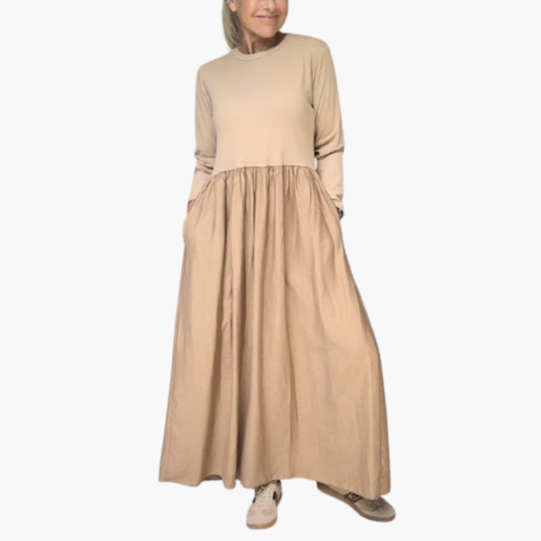 Harriet | Long Sleeve Knitted Midi Dress