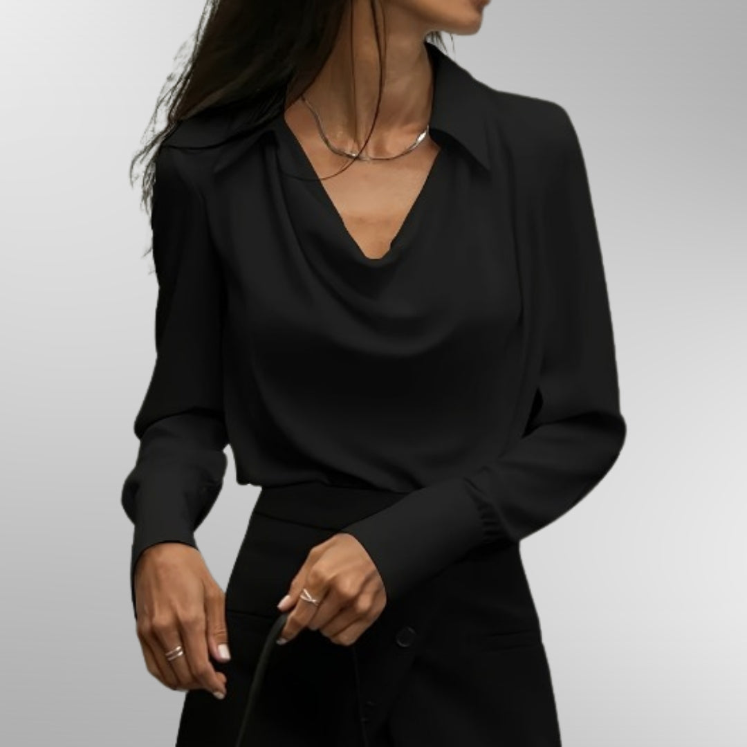 Violet | Women's Elegant Satin Blouse
