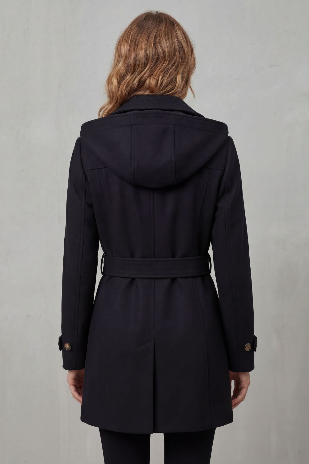 Solivane | Women's Tailored Elegance Hooded Trench Coat