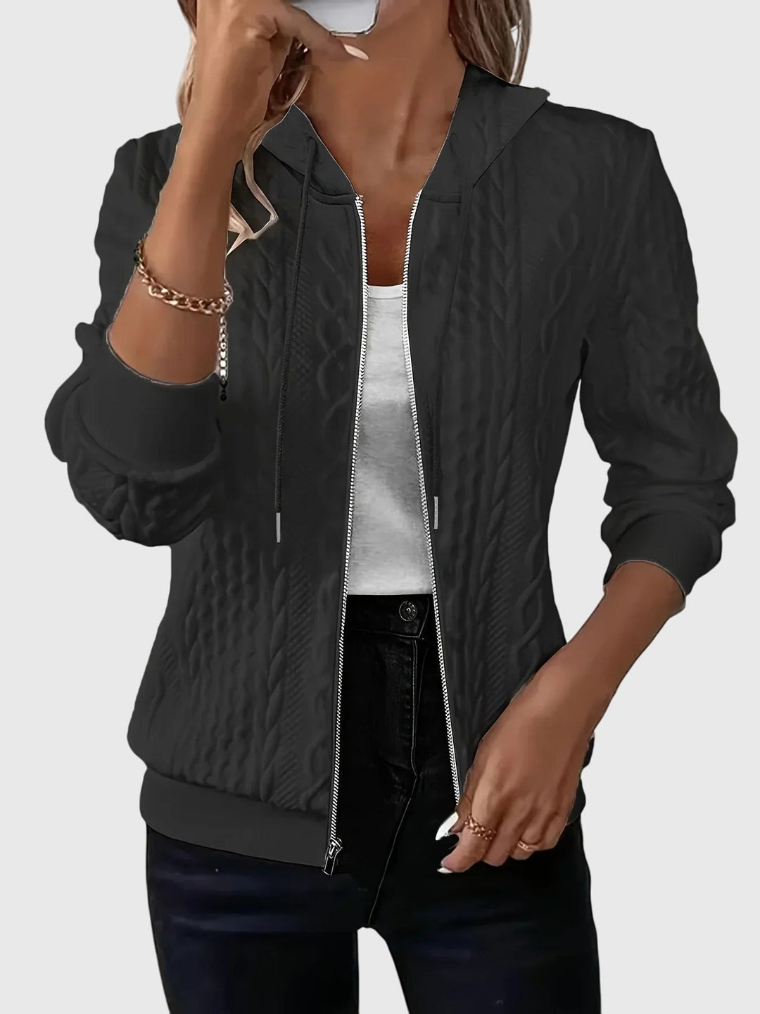 Lena | Women's Hoodie With Zipper