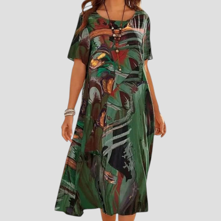 Teressa – Flowing Midi Summer Dress