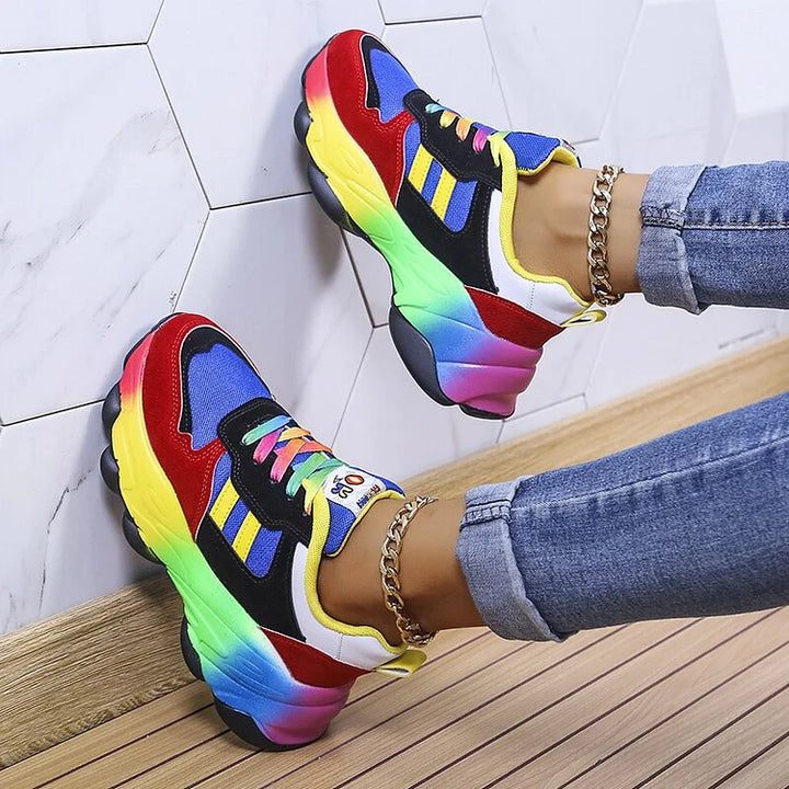 Alivia - Rainbow Comfort Sneakers