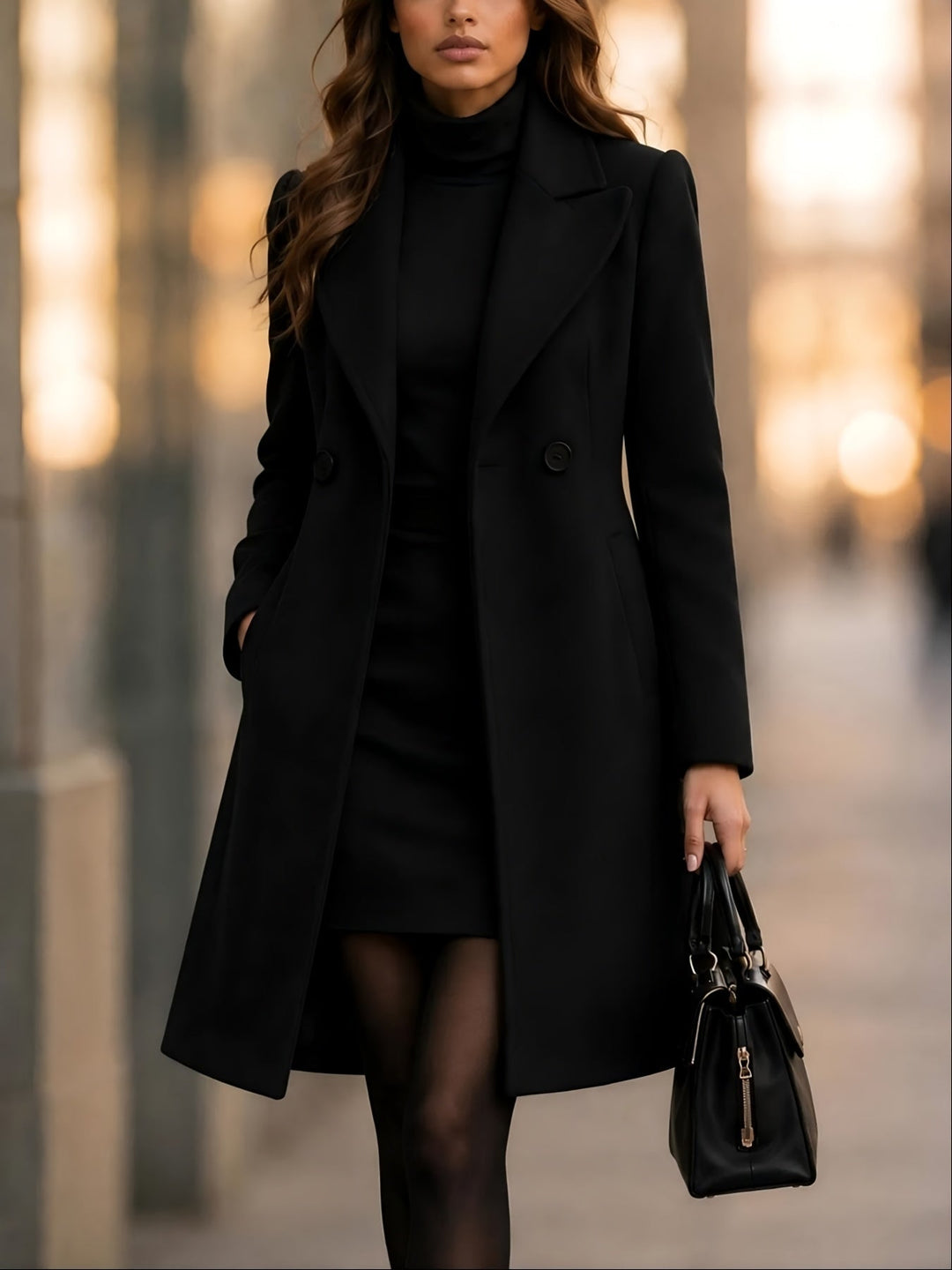 Angie - Tailored Double-Breasted Coat