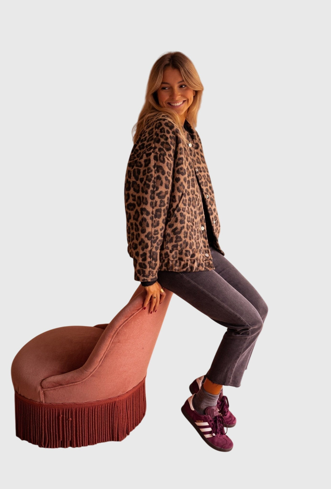 Elodie | Women's Stylish Leopard Print Jacket
