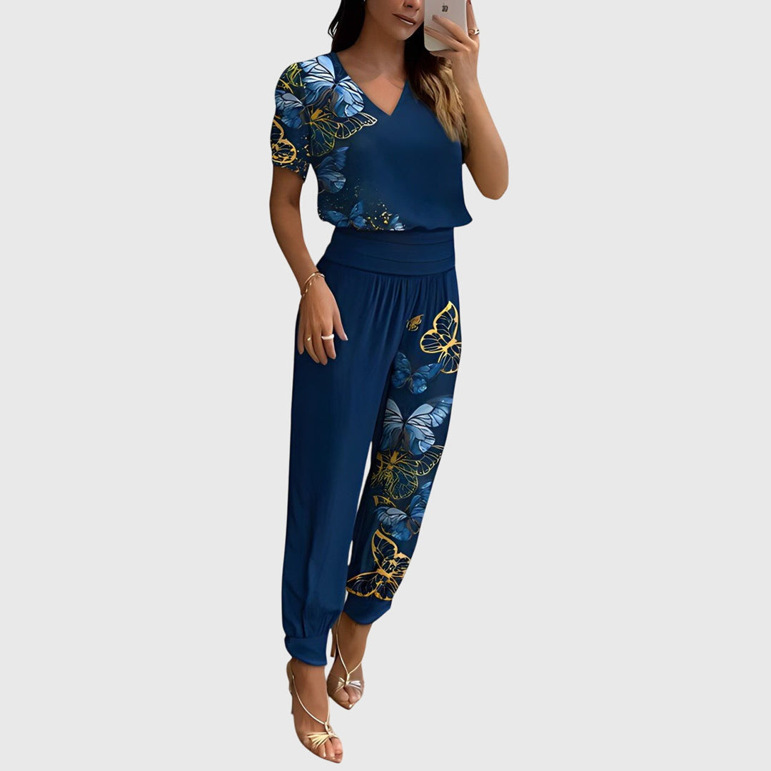 Jennifer | Women's Stylish Blouse And Trousers Set
