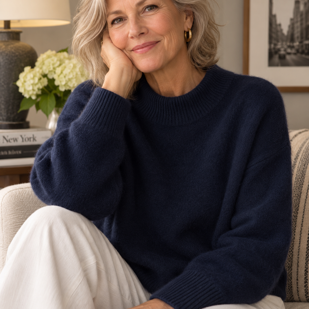 Harlow - Soft Mock Neck Sweater