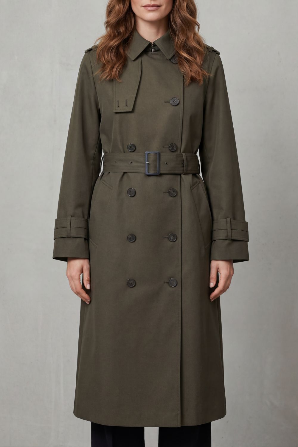 Sorellia | Women's Classic Cut Double-breasted Trench Coat