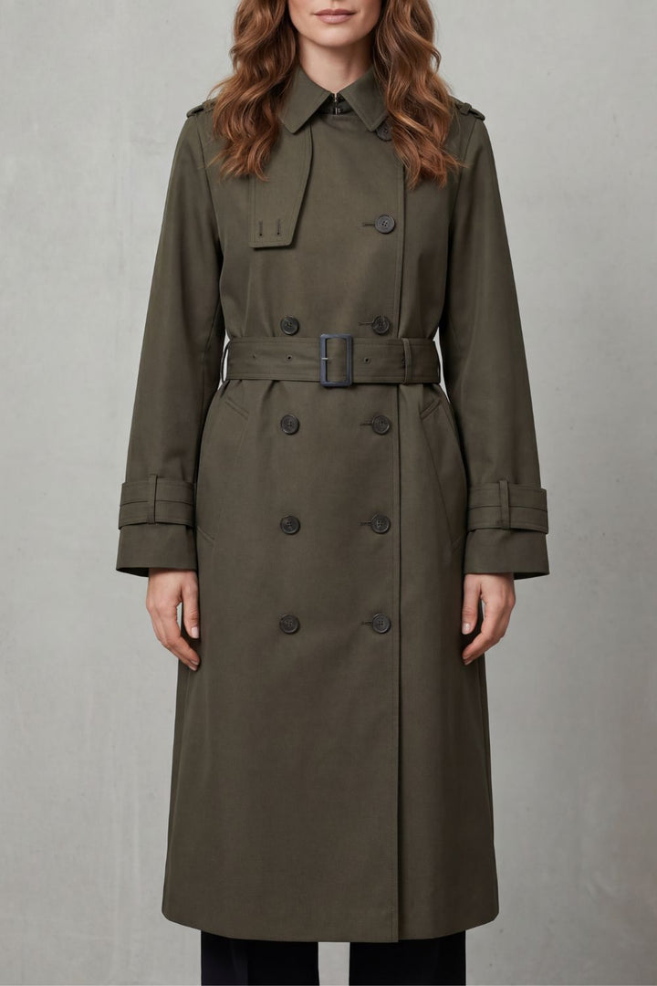 Sorellia | Women's Classic Cut Double-breasted Trench Coat