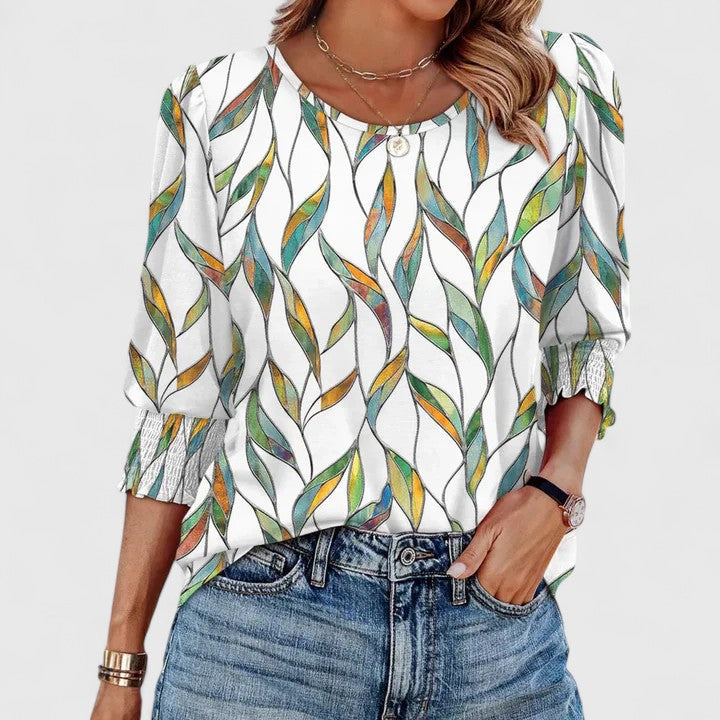Solara | Women's Elegant Smocked Top