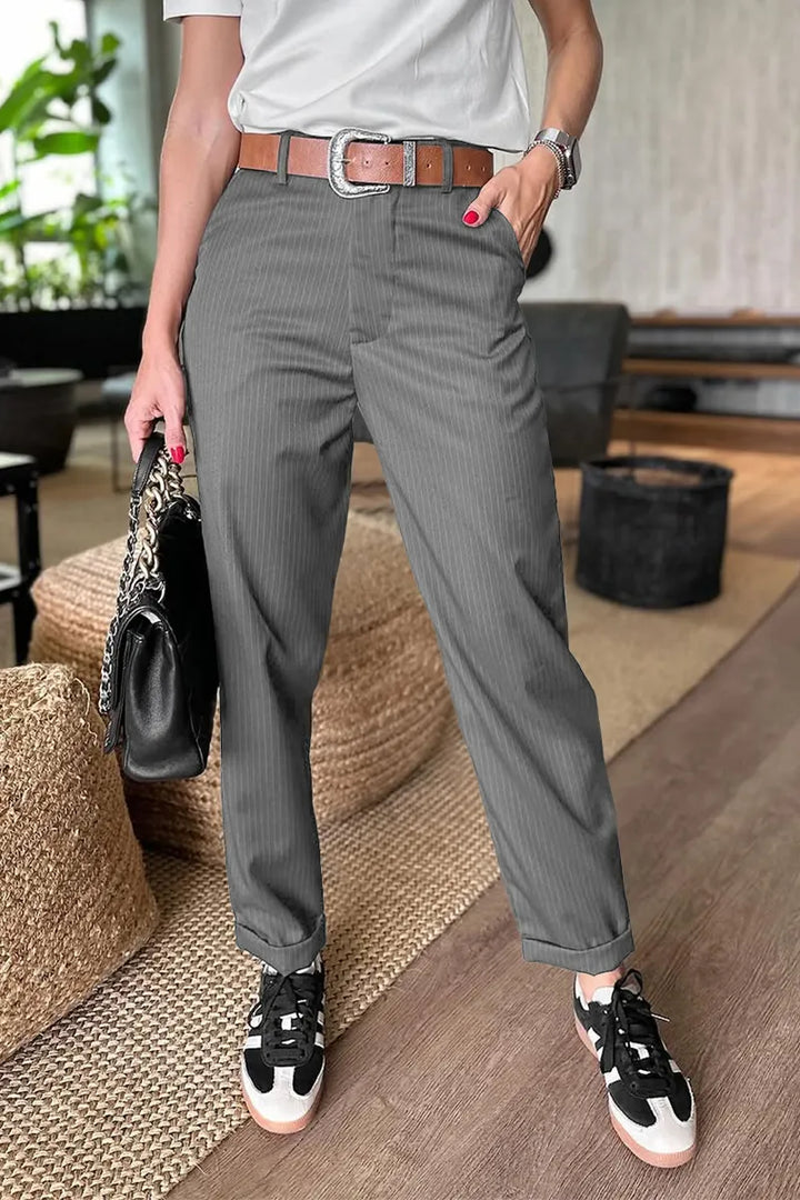 Marise - Elegant High-Waist Trousers